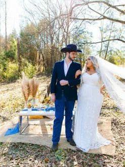 D & J Industries Bridal Shine Brighter Dress - White