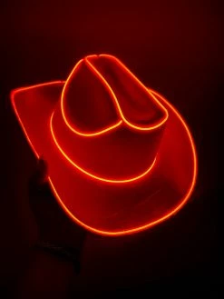 Western Fashion, Inc Cowboy Hat - LED - Fuchsia