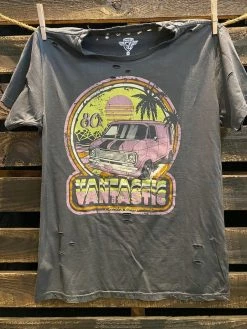 Country Deep 80s Vantastic Distressed Tee New Arrivals
