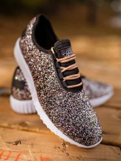 Mango Glitter Bomb Sneakers Adult And Children - Mermaid