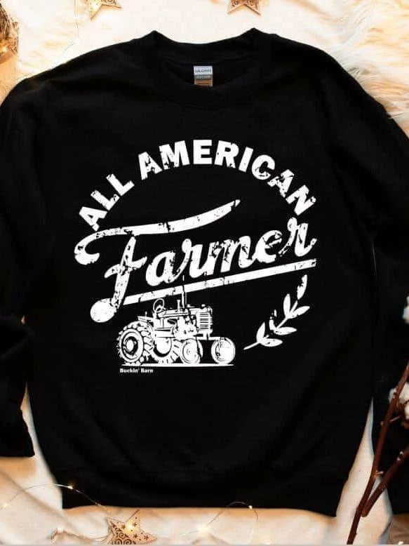 Buckin Barn All American Farmer Sweatshirt