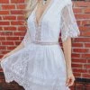 D & J Industries Sale! Anywhere With You Dress - White