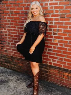 D & J Industries Bride Babes Dress - Black Sale!