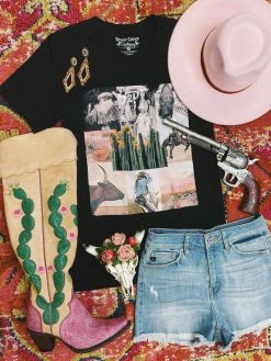 Rowdy Crowd Clothing Cowboy Collage Tee