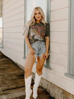 Country Deep Clothing Die For You Distressed Tee