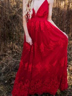 D & J Industries Sale! Feel Like A Lady Dress - Red