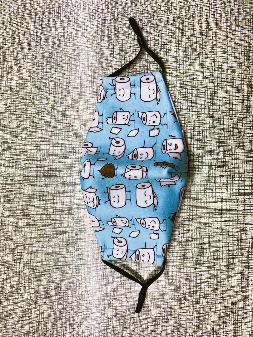 Southern Fried Chics Sale! Filtered Adjustable Adult Mask - Toilet Paper