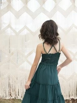 Dongguan Haohoo Clothing CO., Ltd Girls Southbound Dress - Evergreen Sale!