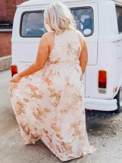 D & J Industries Co., LTD. Golden Goddess Sequin Dress Bridal