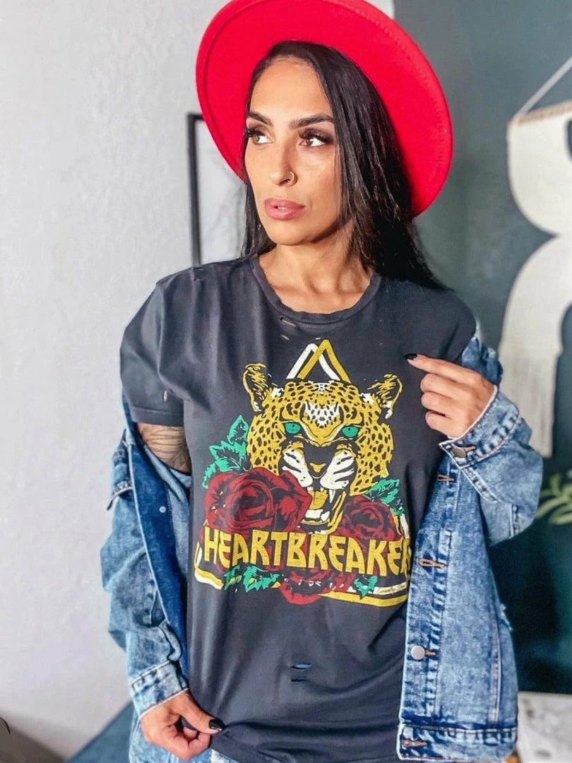 Country Deep Clothing Heartbreaker Distressed Tee