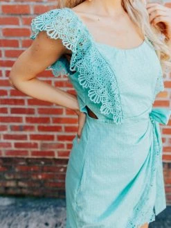 D & J Industries Hello Beautiful Dress - Mint
