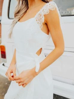 D & J Industries Hello Beautiful Dress - White Sale!