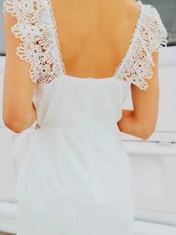 D & J Industries Hello Beautiful Dress - White Sale!