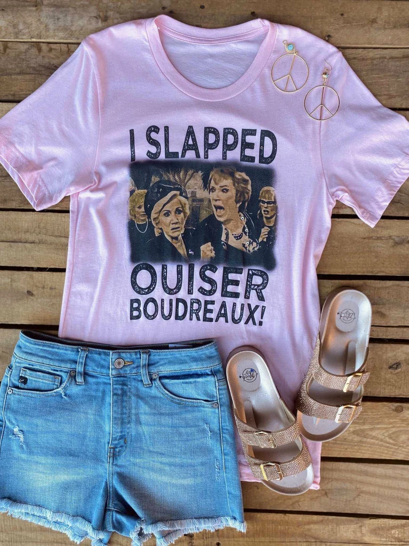 Bling-A-Gogo I Slapped Ouiser Tee