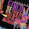 Miss Mud Pie Cinco De Drinko T-shirt - Black Clothing