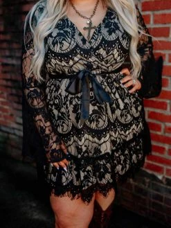 D & J Industries Co., LTD. Lacey Belle Dress - Black