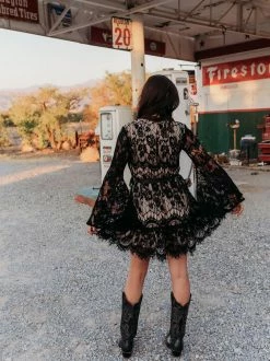 D & J Industries Co., LTD. Lacey Belle Dress - Black