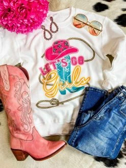 GTN Let's Go Girls Sweatshirt - Multiple Colors Clothing