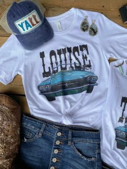 Miss Mud Pie Louise Tee - White