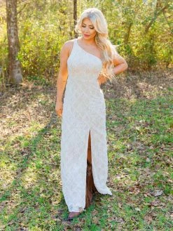 D & J Industries Bridal Love You Better — Formal Western Dress In Ivory