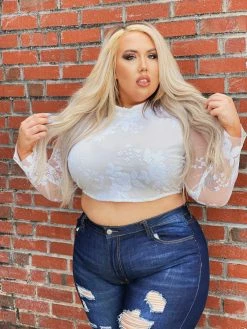 D & J Industries Made For You Top - White