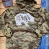 Buckin Barn Tees Mama Bear Camo Hoodie