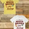GTN Mixed Drinks Tee Clothing