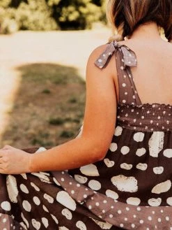 Bucket List Mocha Days Midi Dress