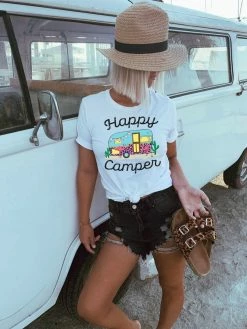 GTN Happy Camper T-shirt Clothing