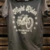 Country Deep Clothing Night Rider Distressed Tee