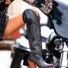 Alig Tannery Pre-Orders PREORDER Black Knight — Knee High Leather Western Boots