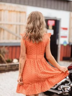 D & J Industries Born Ready Dress - Rust Deal Of The Day