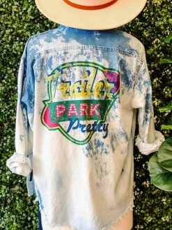 Raisin Arrows Trailer Park Pretty Denim Shirt