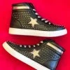 Olem Shoe Corporation Studded Starlight Sneakers - Black