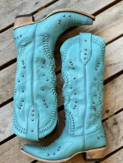 Lane Boots Cossette Boot By Lane - Turquoise Blaze