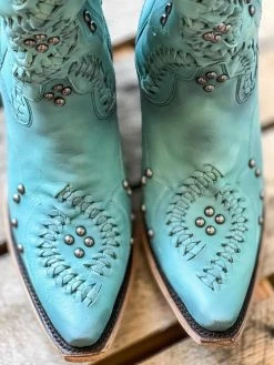 Lane Boots Cossette Boot By Lane - Turquoise Blaze