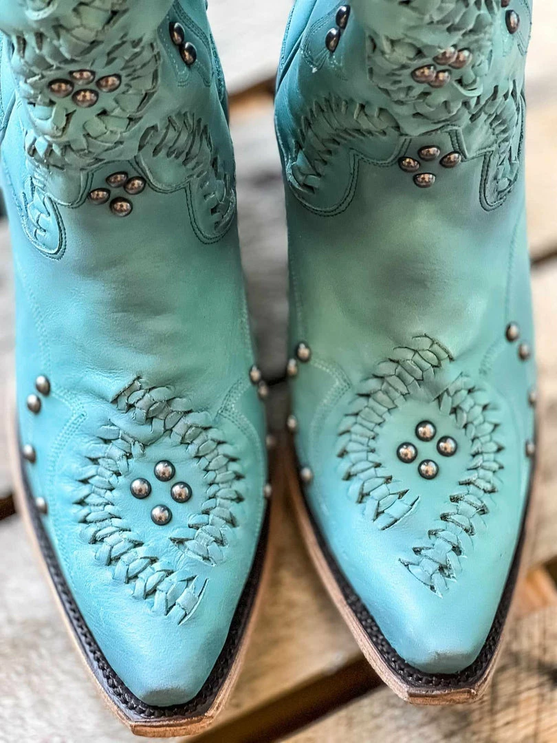 Lane Boots Cossette Boot By Lane - Turquoise Blaze