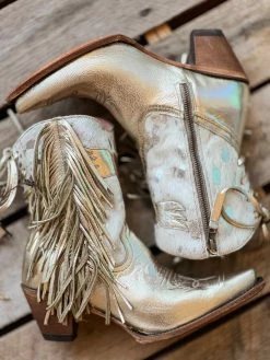 Lane Boots New Arrivals Spirit Animal Shortie - Champagne Metallic