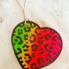 Southern Custom Designs Electric Leopard Heart Freshie