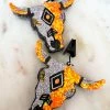Southern Custom Designs New Arrivals Orange Sparkly Steer Freshie Vent Clips