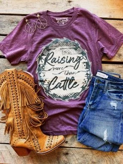 Rowdy Crowd Clothing New Arrivals Raising More Than Cattle T-shirt