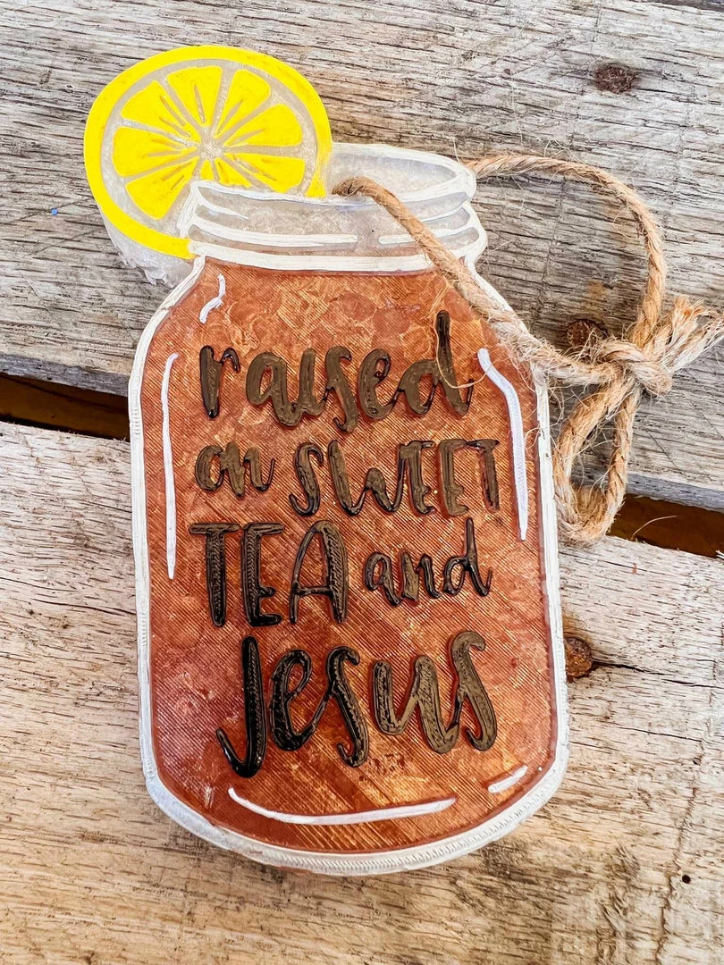 Southern Custom Designs Raised On Sweet Tea And Jesus Freshie New Arrivals