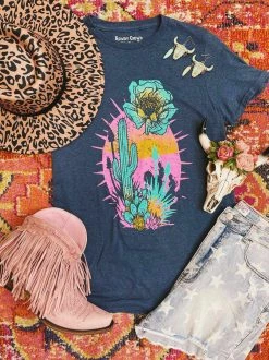 Rowdy Crowd Clothing Prickly Peach Tee