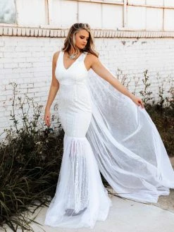 D & J Industries Pure Beauty Dress - White Bridal