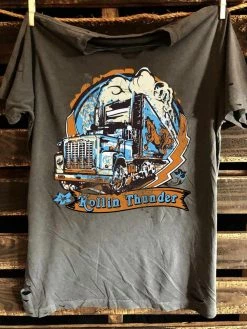 Country Deep Rollin Thunder Distressed Tee