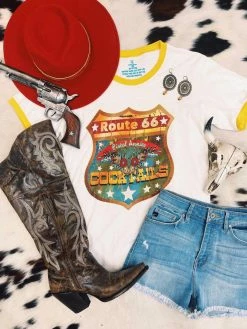 4B Custom Designs LLC Clothing Route 66 Tee