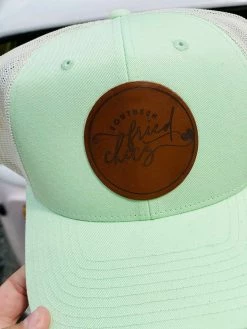 FayCo Accessories SFC Leather Patch Logo Hat - Mint