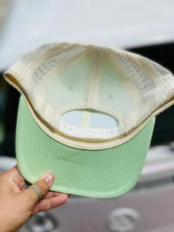 FayCo Accessories SFC Leather Patch Logo Hat - Mint