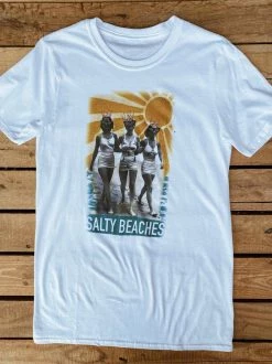 Bling-A-Gogo Salty Beaches Tee Summer Fried Swimwear