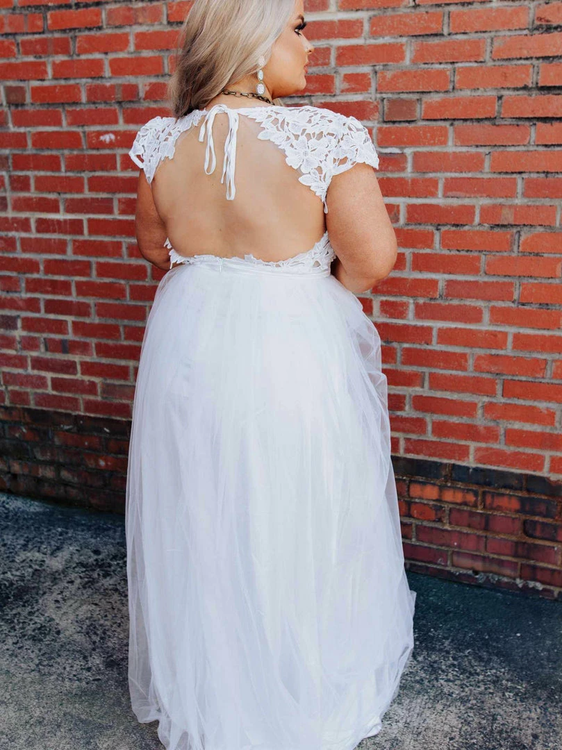 D & J Industries She's A Sweetheart Dress - White